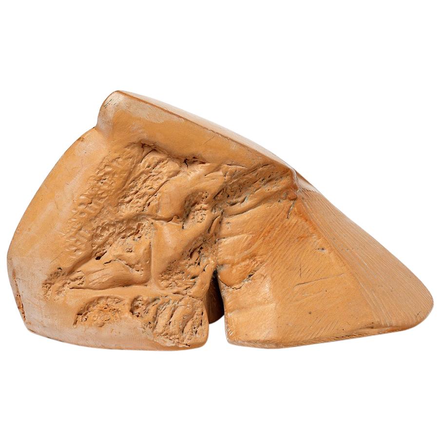 Scultura in ceramica firmata A.C e datata 1992