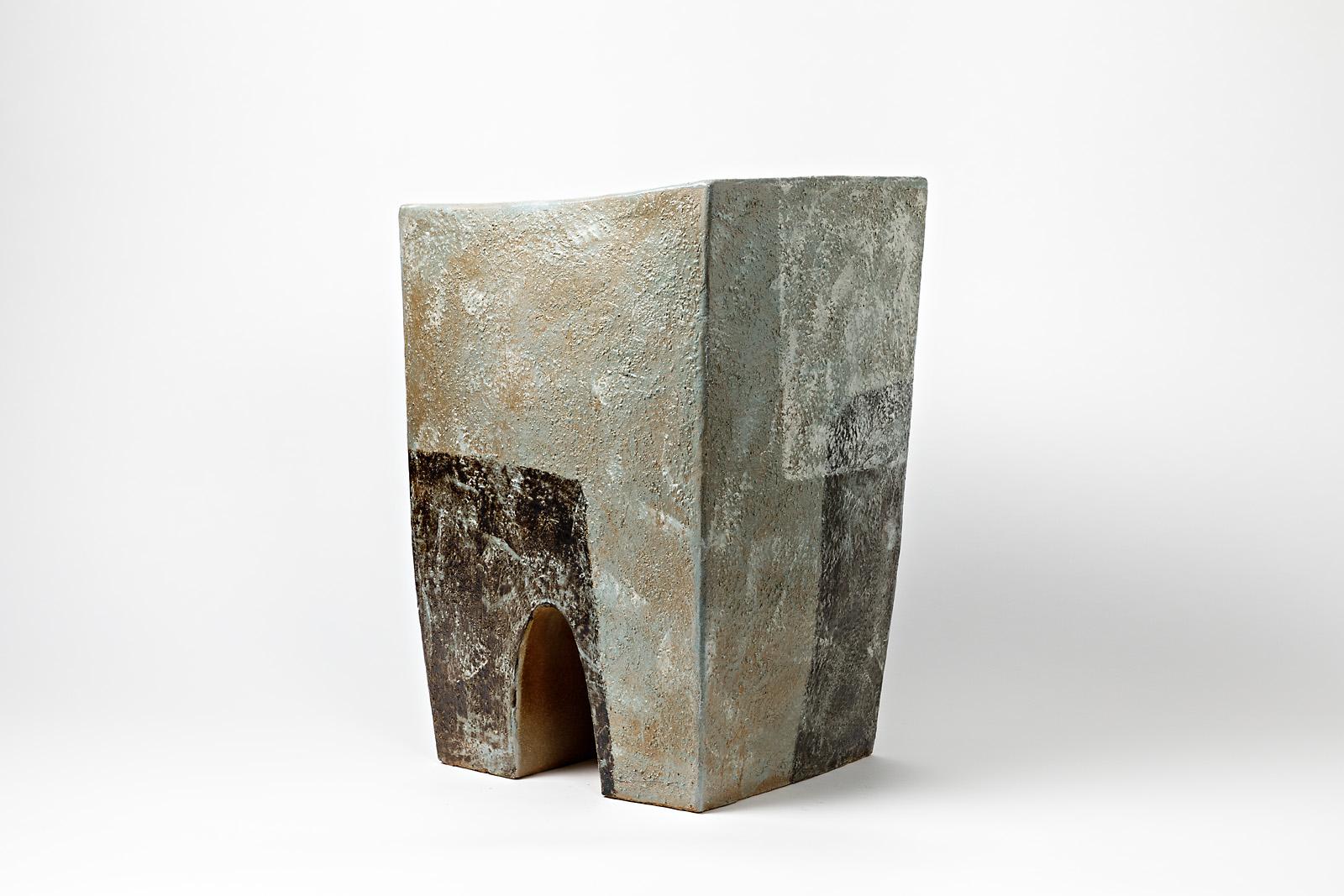 European Ceramic Stool by Martin Goerg, circa 2018 For Sale