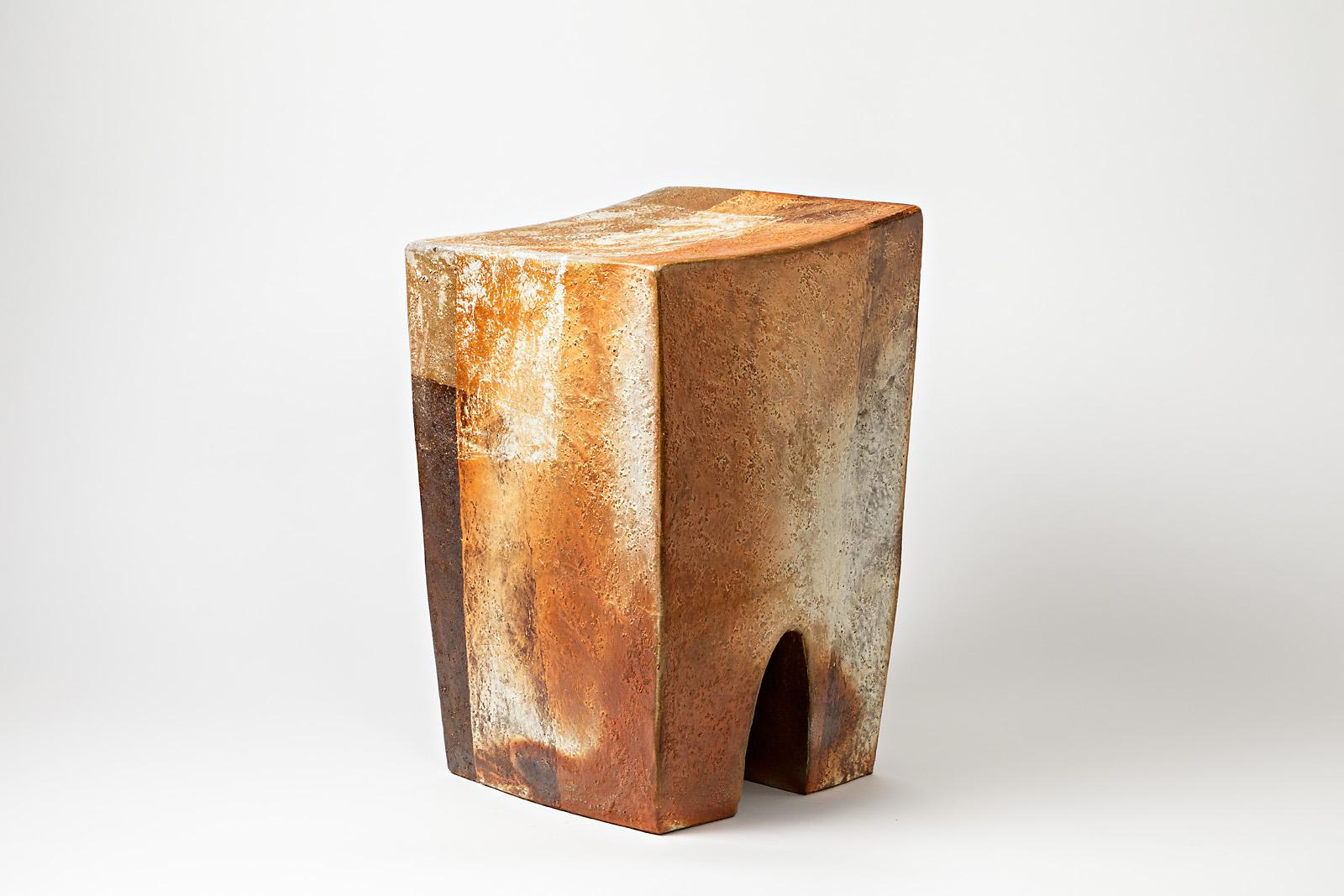 Ceramic Stool by Martin Goerg, circa 2018 In New Condition For Sale In Saint-Ouen, FR
