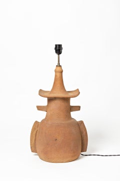 Ceramic Table Lamp, Signed, circa 1970