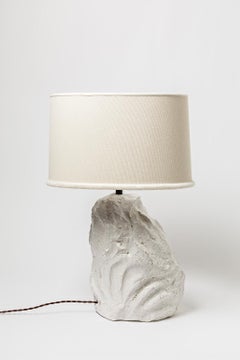 Ceramic Table Lamp with White Glaze by Hervé Rousseau, 2022 / Ref 6