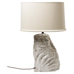 Ceramic Table Lamp with White Glaze by Hervé Rousseau, 2022 / Ref 8