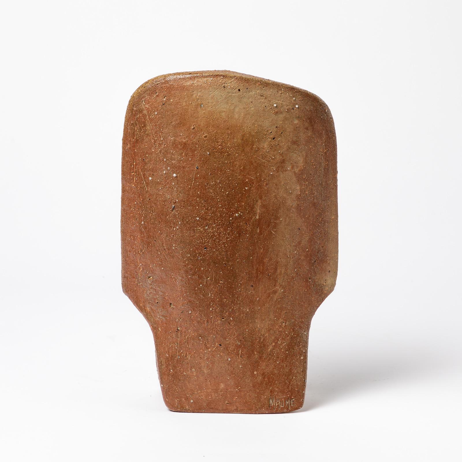 Ceramic Vase by Annie Maume, to Sancerre, circa 1980-1990 In Excellent Condition In Saint-Ouen, FR
