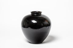 Ceramic Vase by Claude Champy, circa 1980-1990