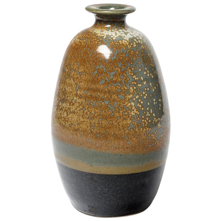 Ceramic Vase by Daniel De Montmollin, circa 1980-1990