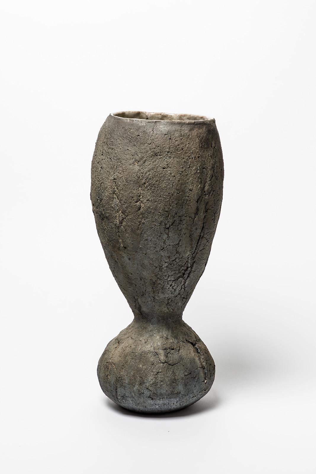 Beaux Arts Ceramic Vase by Gisele Buthod-Garçon, circa 2005 For Sale