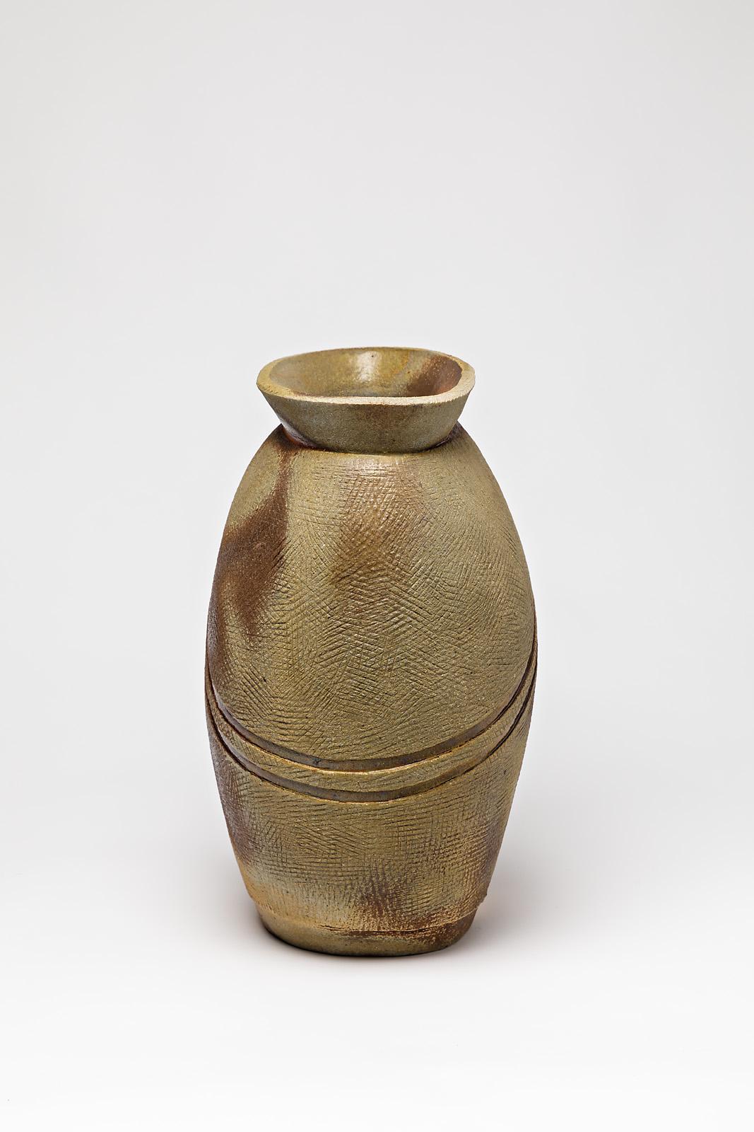 Ceramic Vase by Guieba, Signed, 1980-1990 For Sale 1