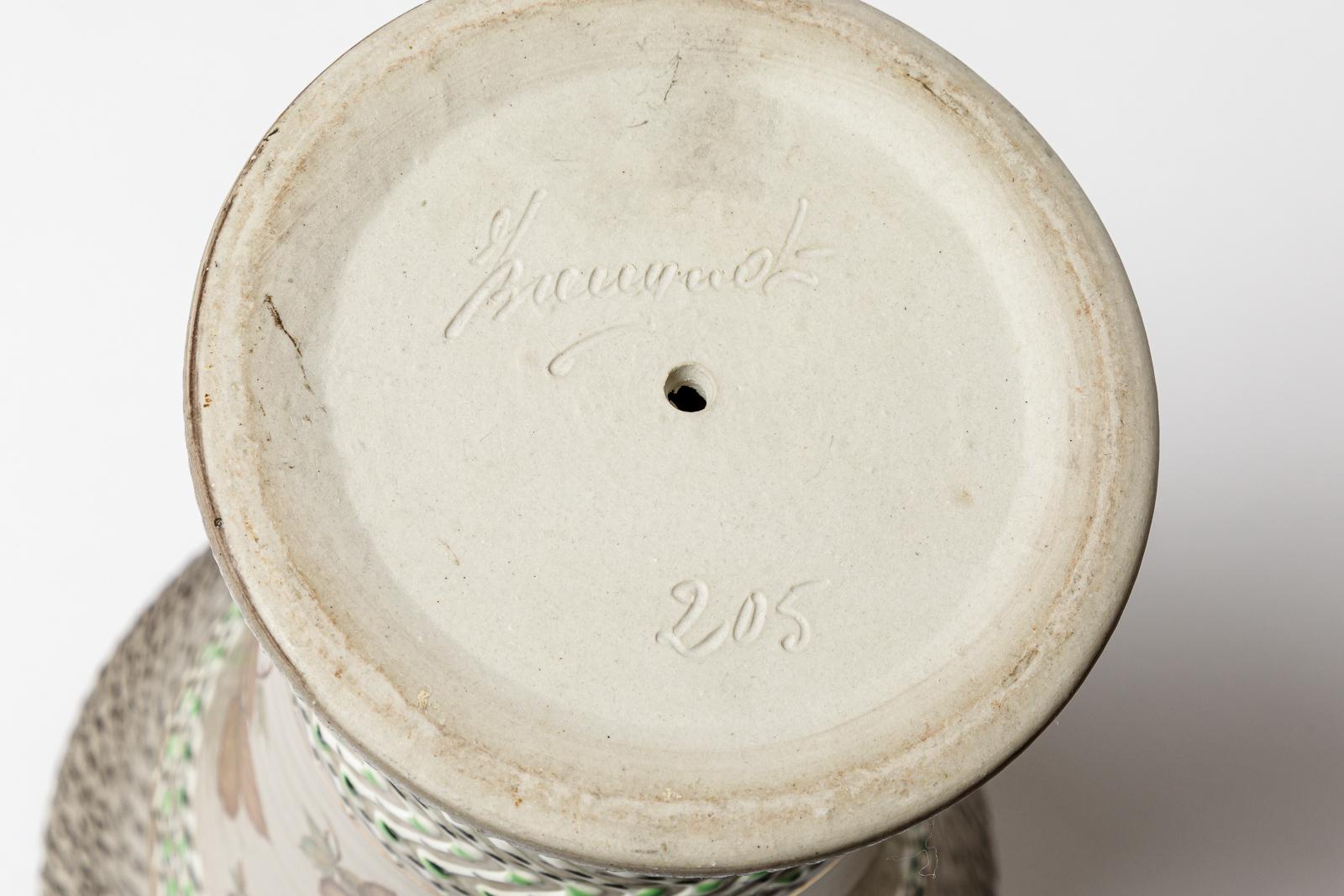 Ceramica Vaso in ceramica di Jacques Breugnot , circa 1960-1970 in vendita