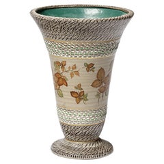 A ceramic vase by Jacques Breugnot , circa 1960-1970