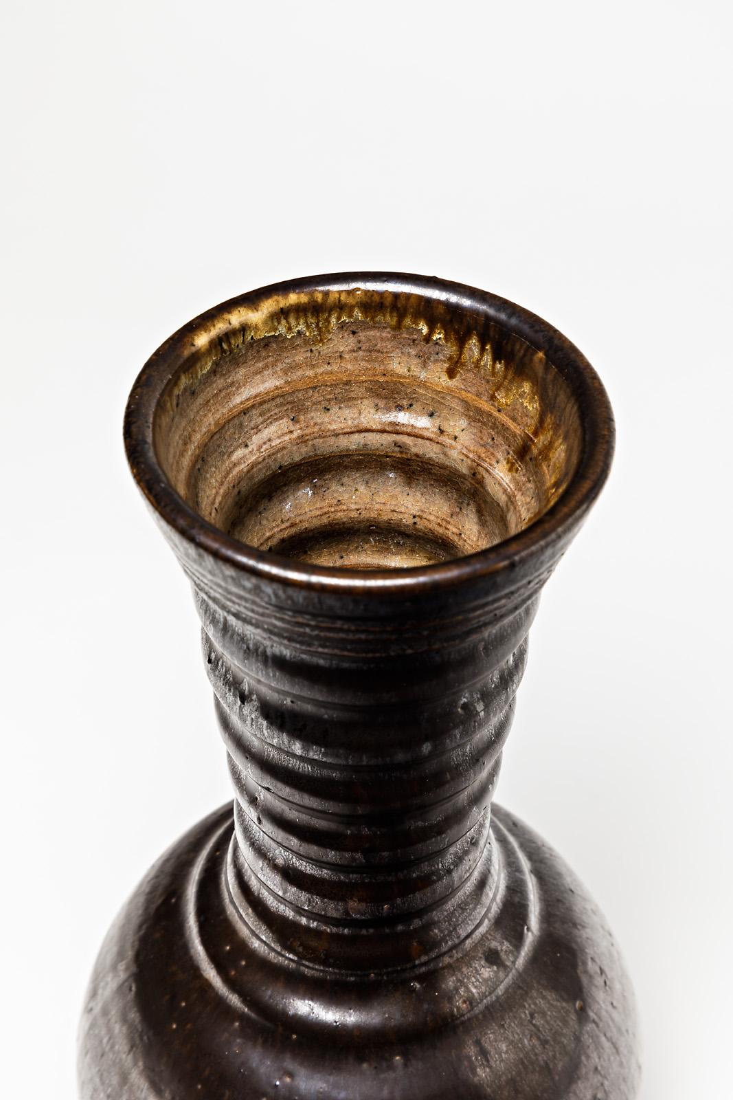 Vase en céramique de Jean Talbot:: à La Borne:: vers 1960-1970 Excellent état - En vente à Saint-Ouen, FR