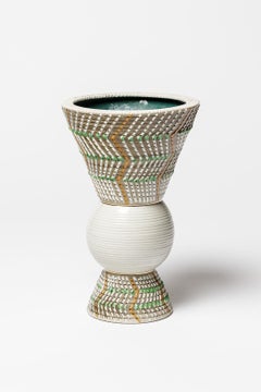 Vaso in ceramica di Lucien Brisdoux, circa 1960-1970