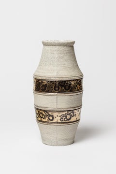Vase en céramique de Lucien Brisdoux, vers 1960-1970