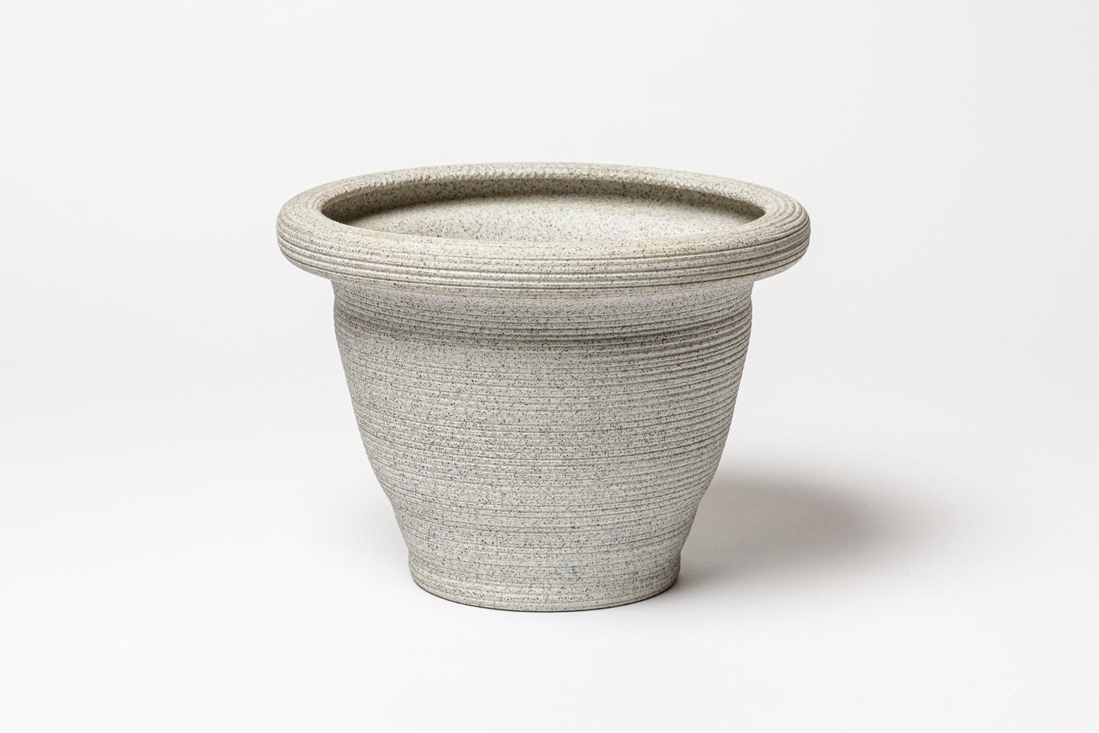 Francese Vaso in ceramica di Lucien Brisdoux, circa 1960-1970 in vendita