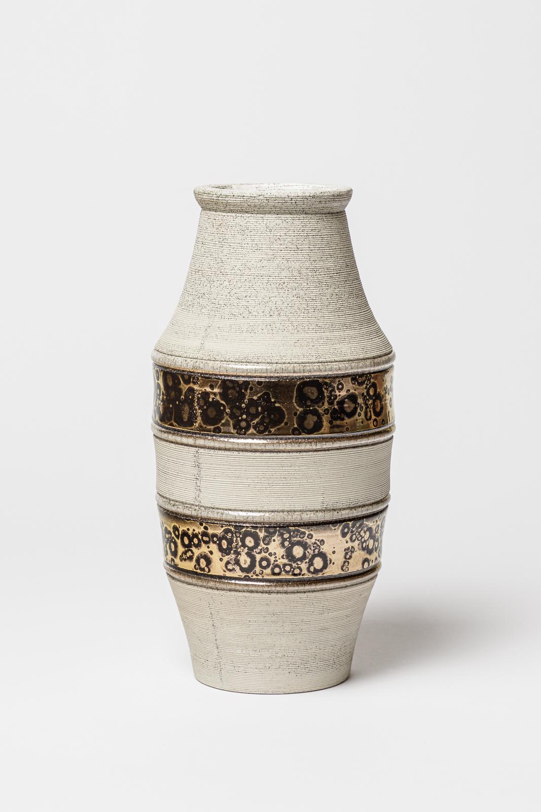 Francese Vaso in ceramica di Lucien Brisdoux, circa 1960-1970 in vendita