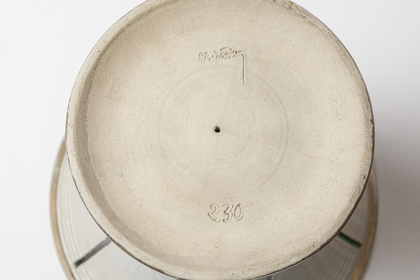 XX secolo Vaso in ceramica di Lucien Brisdoux, circa 1960-1970 in vendita