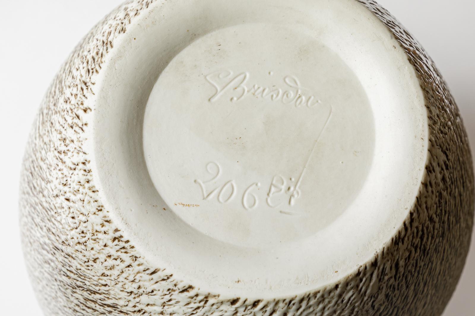 XX secolo Vaso in ceramica di Lucien Brisdoux, circa 1960-1970 in vendita