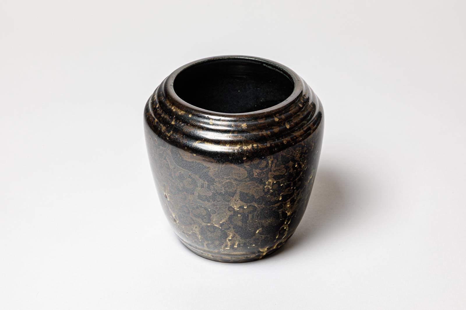 XX secolo Vaso in ceramica di Lucien Brisdoux, circa 1960-1970 in vendita