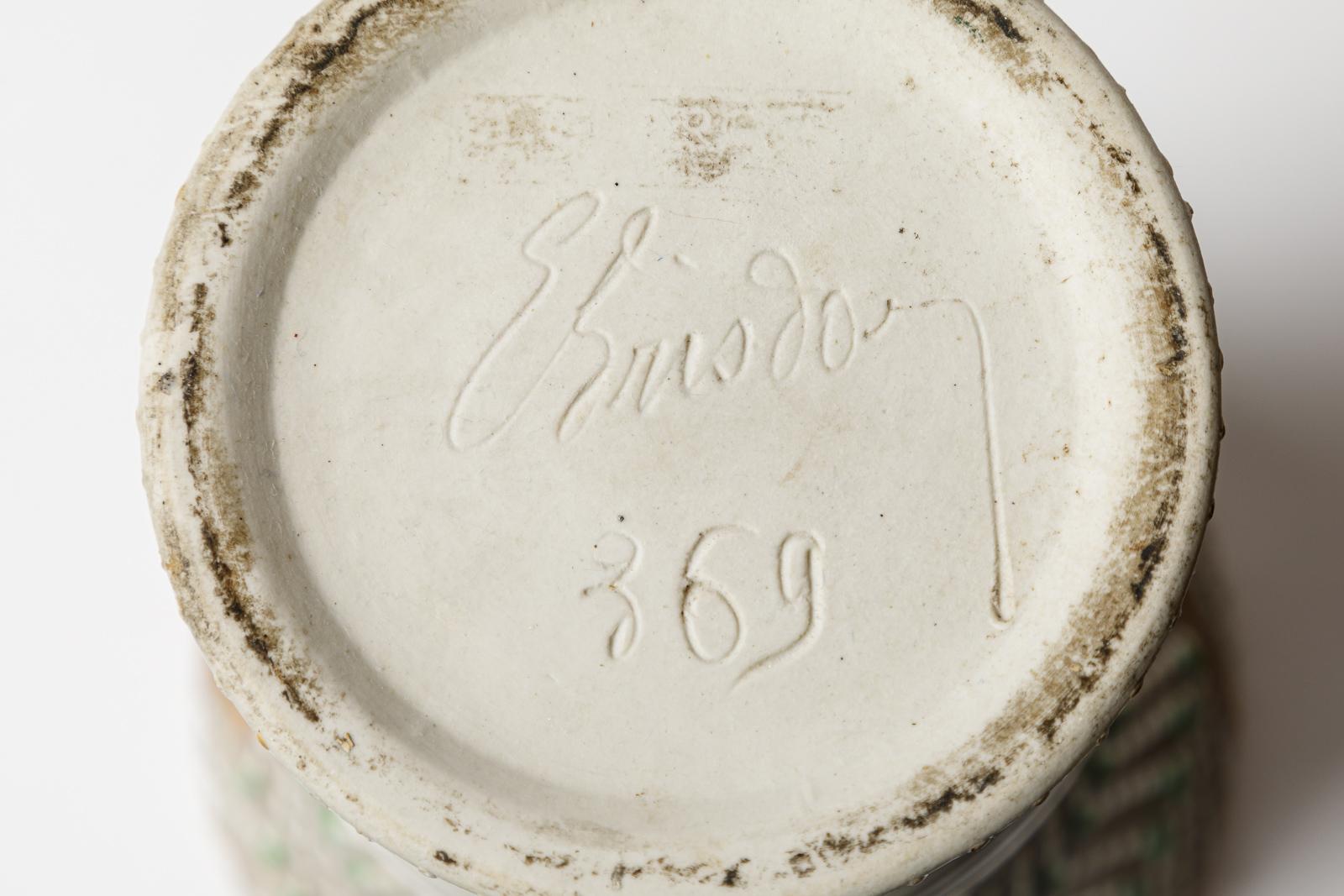 Ceramica Vaso in ceramica di Lucien Brisdoux, circa 1960-1970 in vendita
