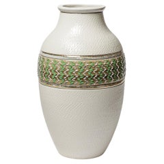 A ceramic vase by Lucien Brisdoux, circa 1960-1970