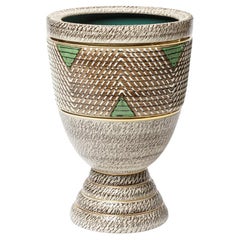A ceramic vase by Lucien Brisdoux, circa 1960-1970