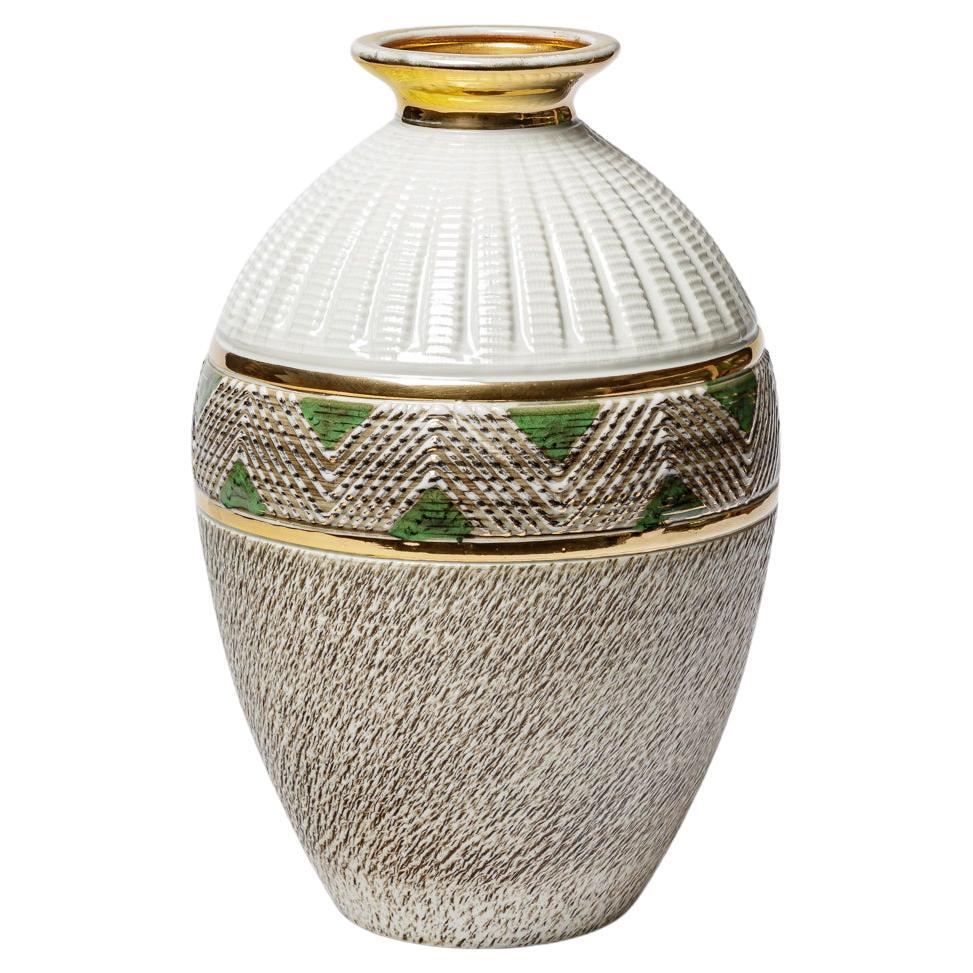 Vase en céramique de Lucien Brisdoux, vers 1960-1970
