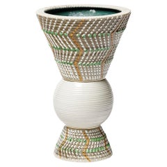 A ceramic vase by Lucien Brisdoux, circa 1960-1970