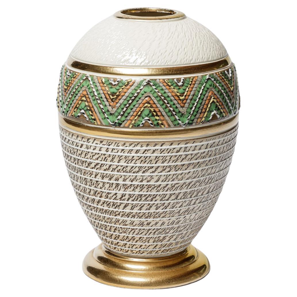 Vase en céramique de Lucien Brisdoux, vers 1960-1970