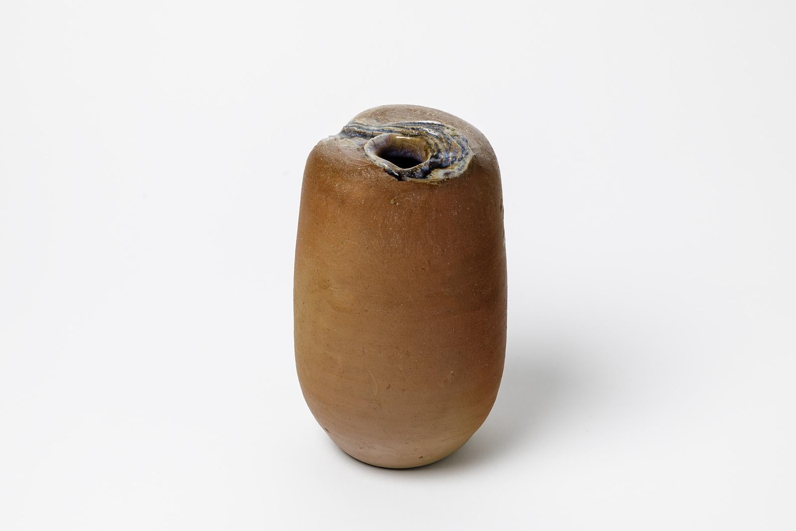 Beaux Arts Ceramic Vase by Robert Heraud, circa 1970-1980 For Sale