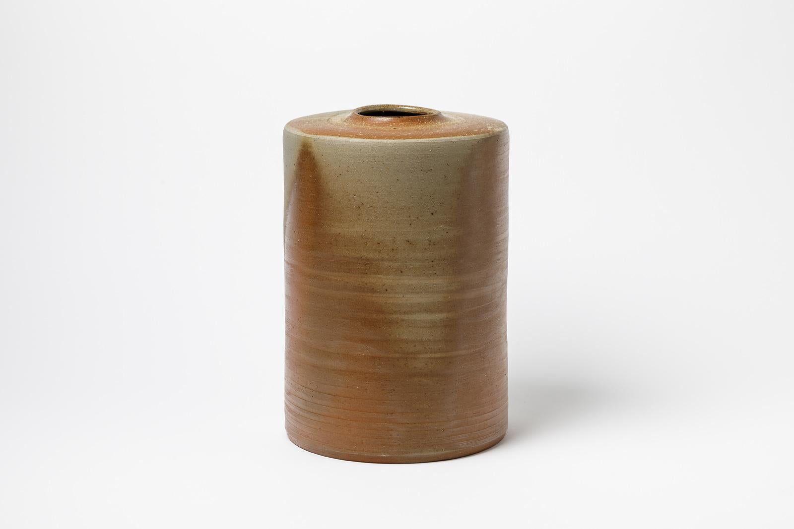 French Ceramic Vase by Robert Heraud, circa 1970-1980 For Sale
