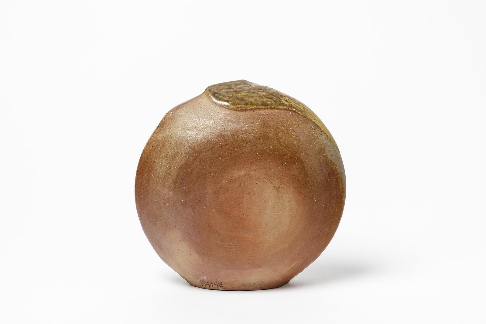 Vase en céramique de Robert Heraud, datant d'environ 1970-1980 Excellent état - En vente à Saint-Ouen, FR