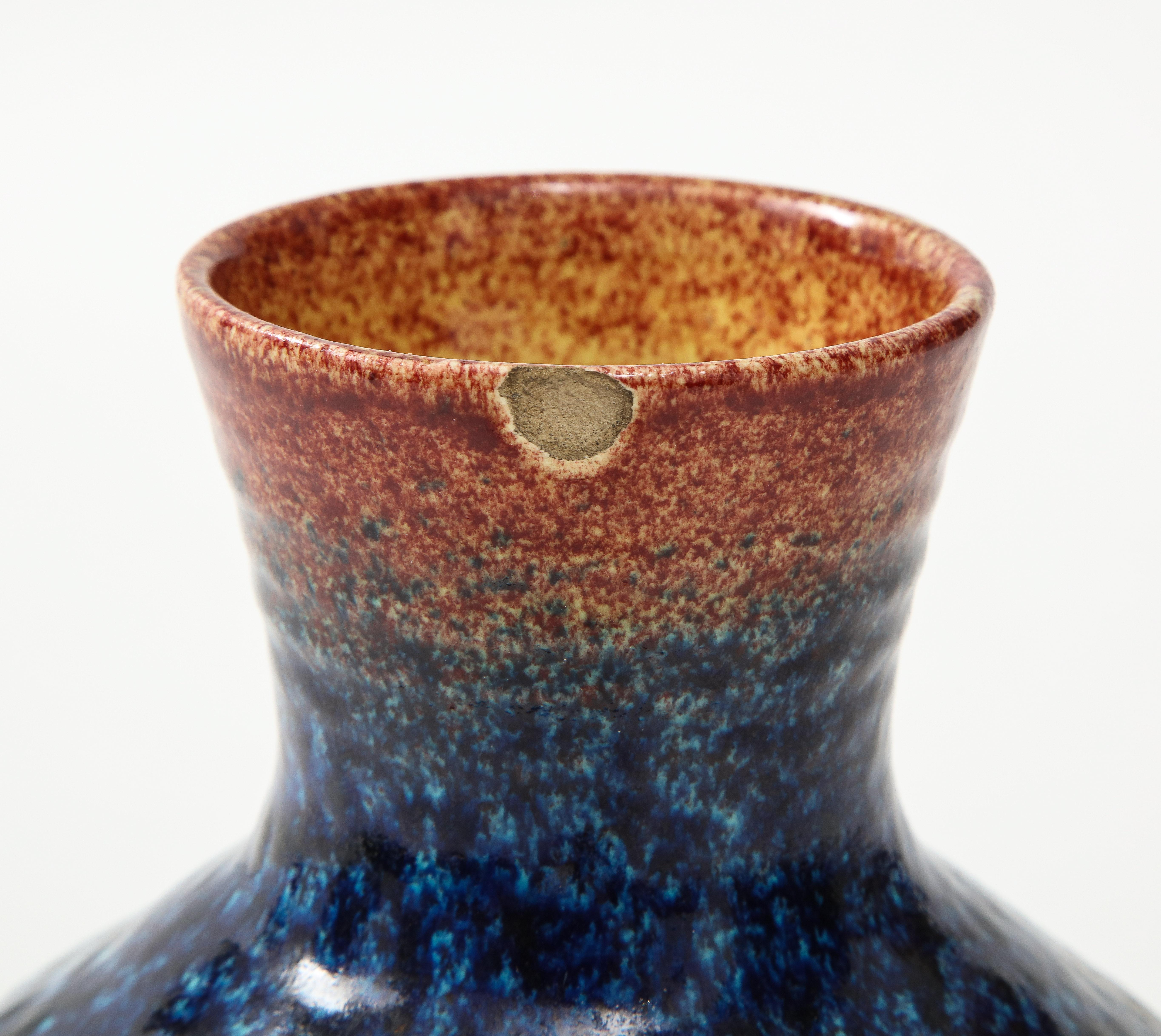 20th Century Ceramic Vase from Accolay Pottery