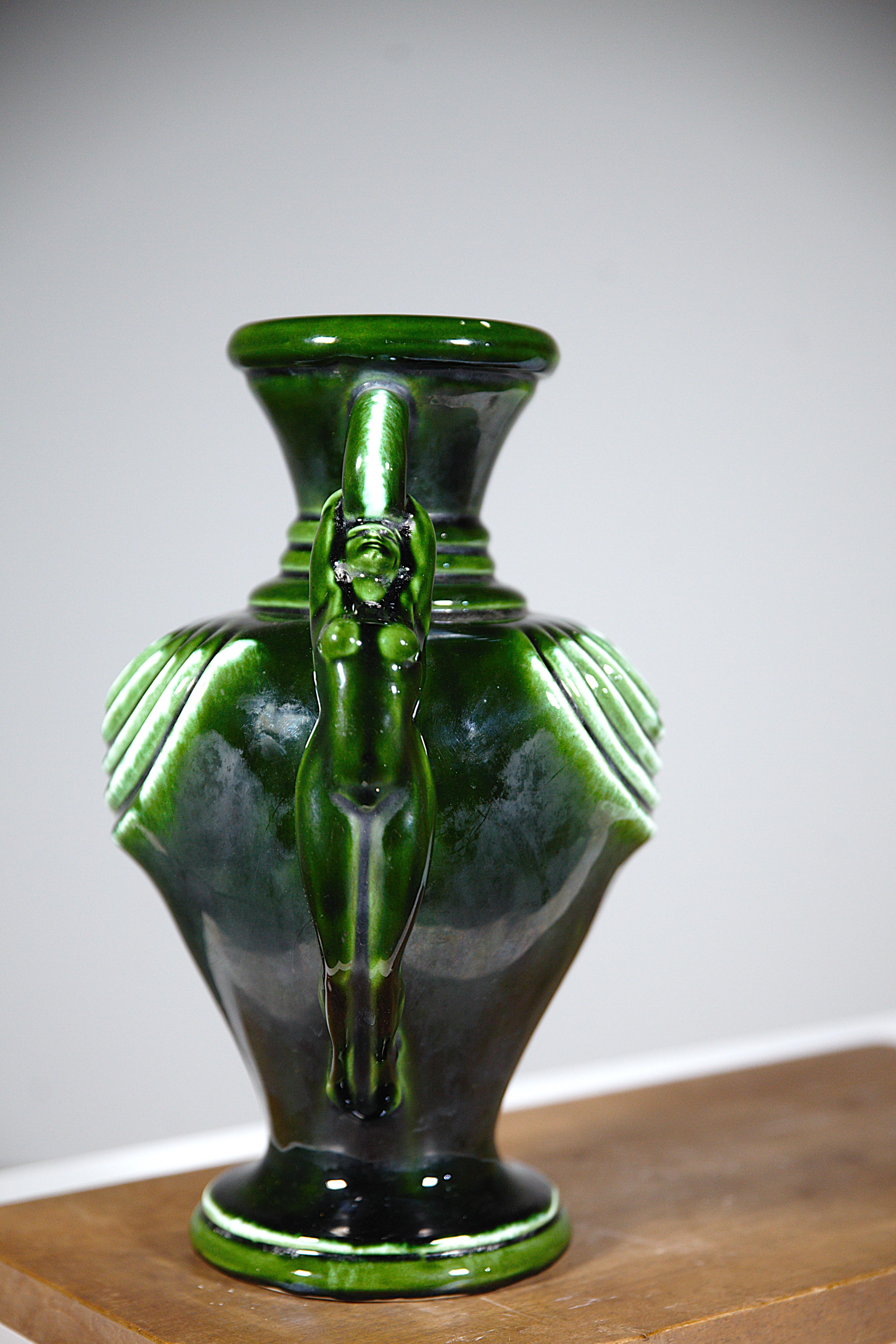 Vaso in ceramica Vallauris Francia anni '70 in vendita 1