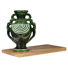 A Ceramic Vase Vallauris Work France 1970s