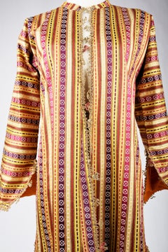 A Ceremonial Kaftan or Entari in brocaded satin - Ottoman Empire Circa 1900-1930