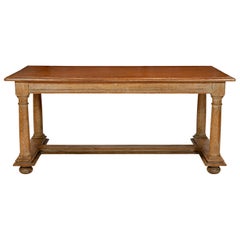 Cerused Oak Coffee Table Attributed to Jean Charles Moreau