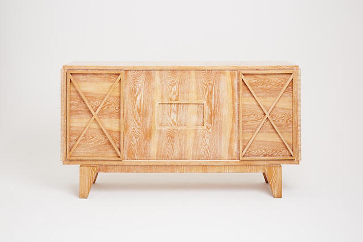 Cerused Oak Credenza by Andre Sornay 4