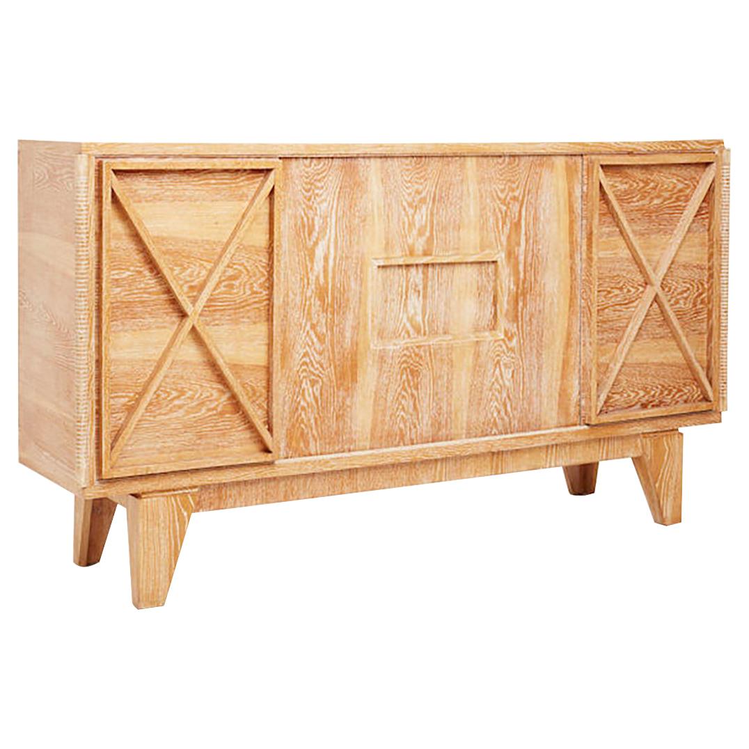 Cerused Oak Credenza by Andre Sornay
