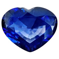 A Ceylon Heart-Shape Blue Sapphire of 2.19 Carats