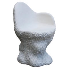 A Chair for Ursula, Off-White Sculptural Dining Chair, Zeitgenössische Handarbeit