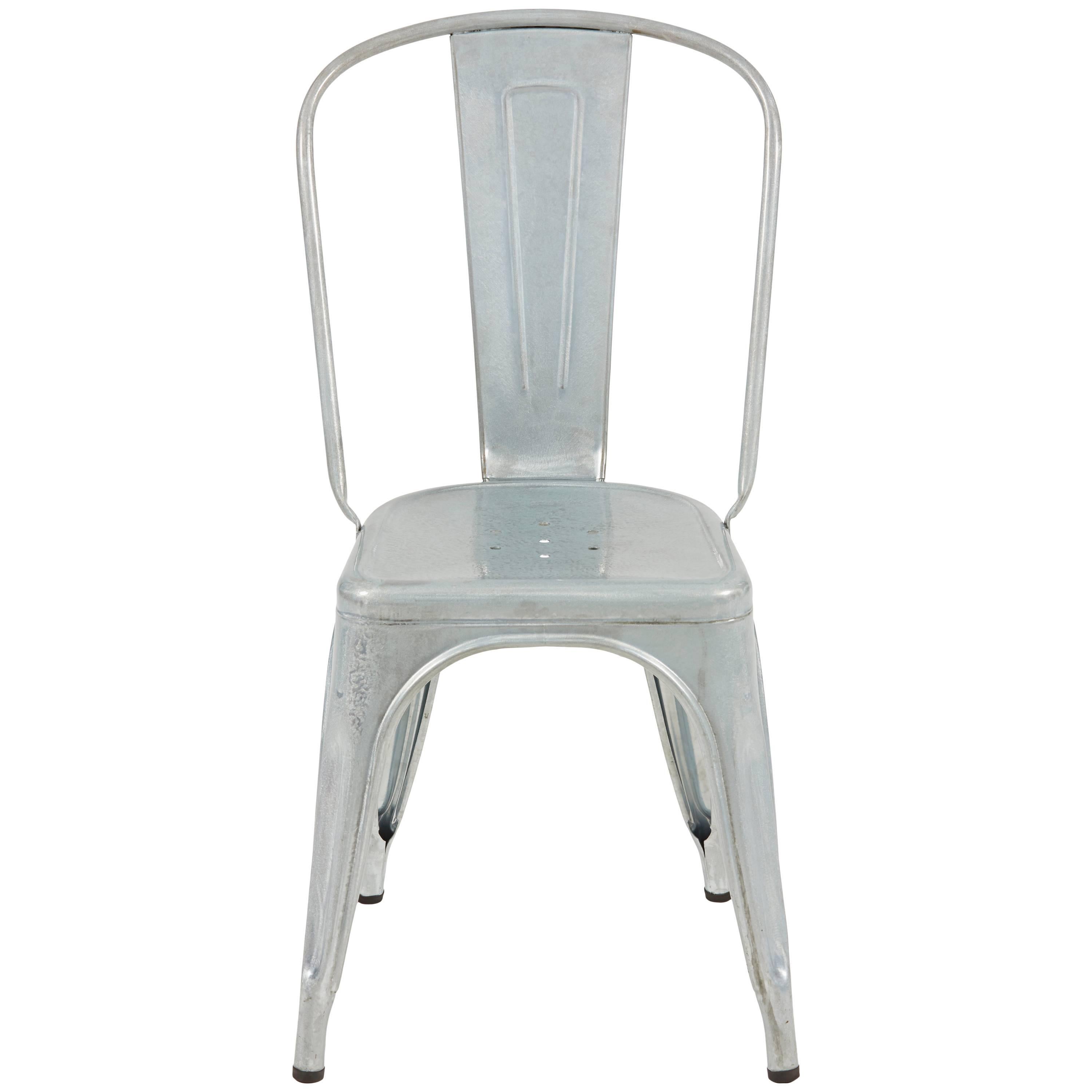 A-Chair in Galvanized Steel by Xavier Pauchard & Tolix For Sale