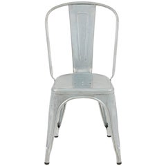 A-Chair in Galvanized Steel by Xavier Pauchard & Tolix