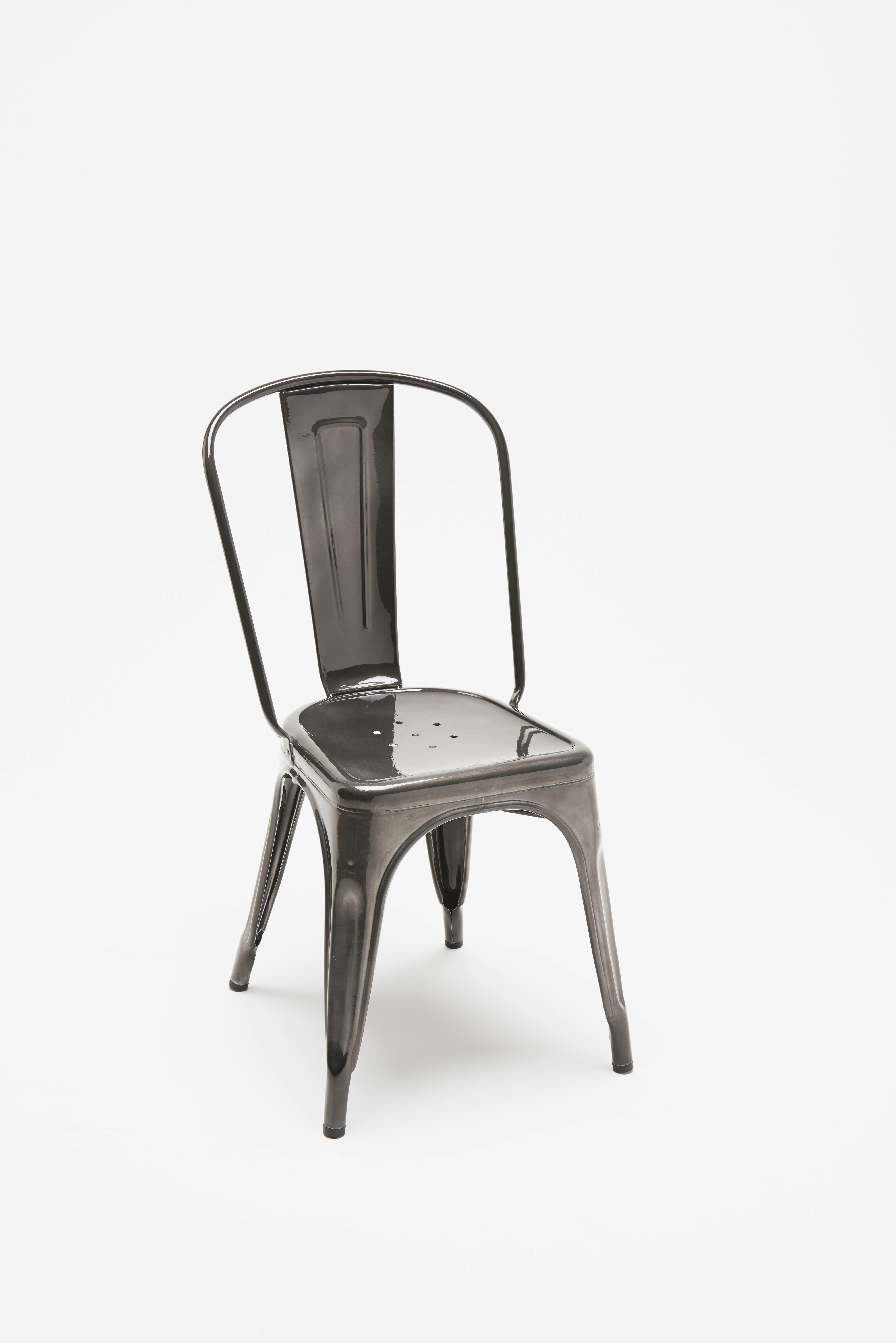Created in 1927 by Xavier Pauchard, the A Chair met with worldwide success from the beginning. It has been imitated but never equaled! Before becoming part of the collections at the Vitra Museum, the MOMA, the Pompidou Centre and the highly renowned