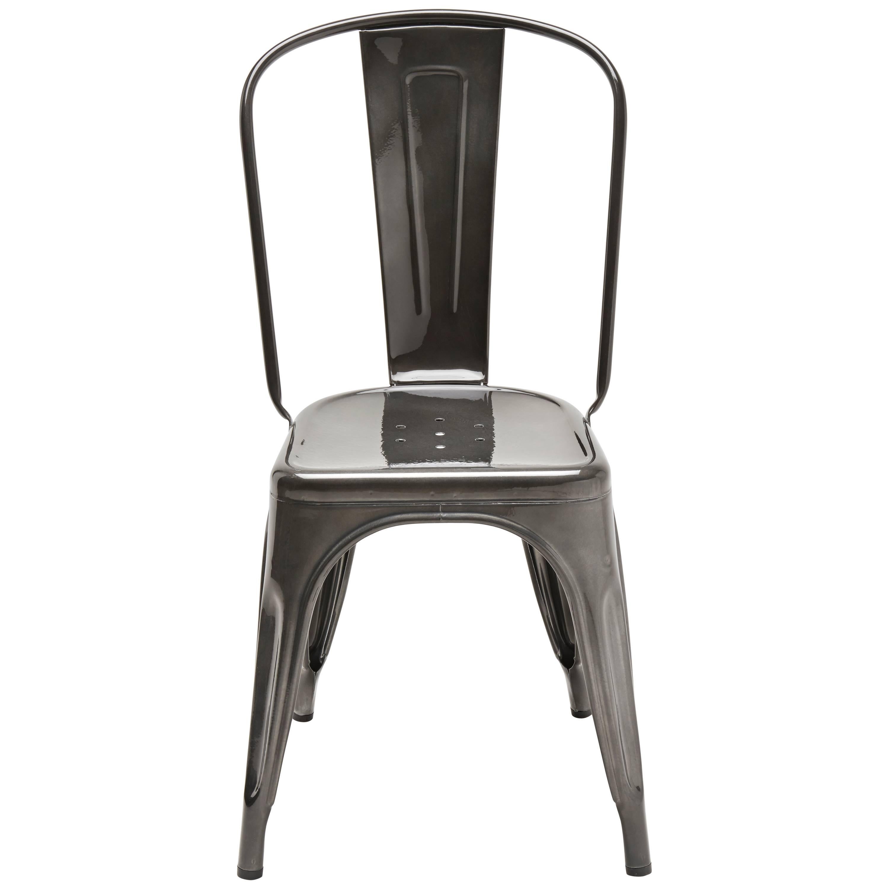A-Chair in Steel with High-Gloss Lacquer by Xavier Pauchard & Tolix For Sale