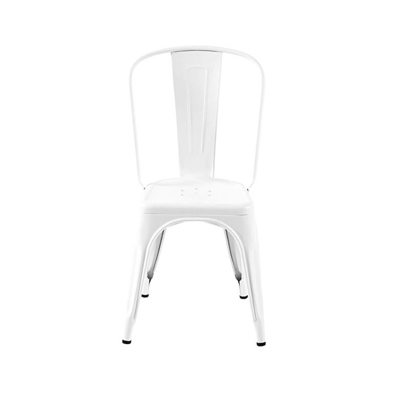 A-Chair Indoor in White by Xavier Pauchard and Tolix, US For Sale