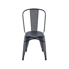 A-Chair Perforated Outdoor in Graphite by Xavier Pauchard & Tolix, US