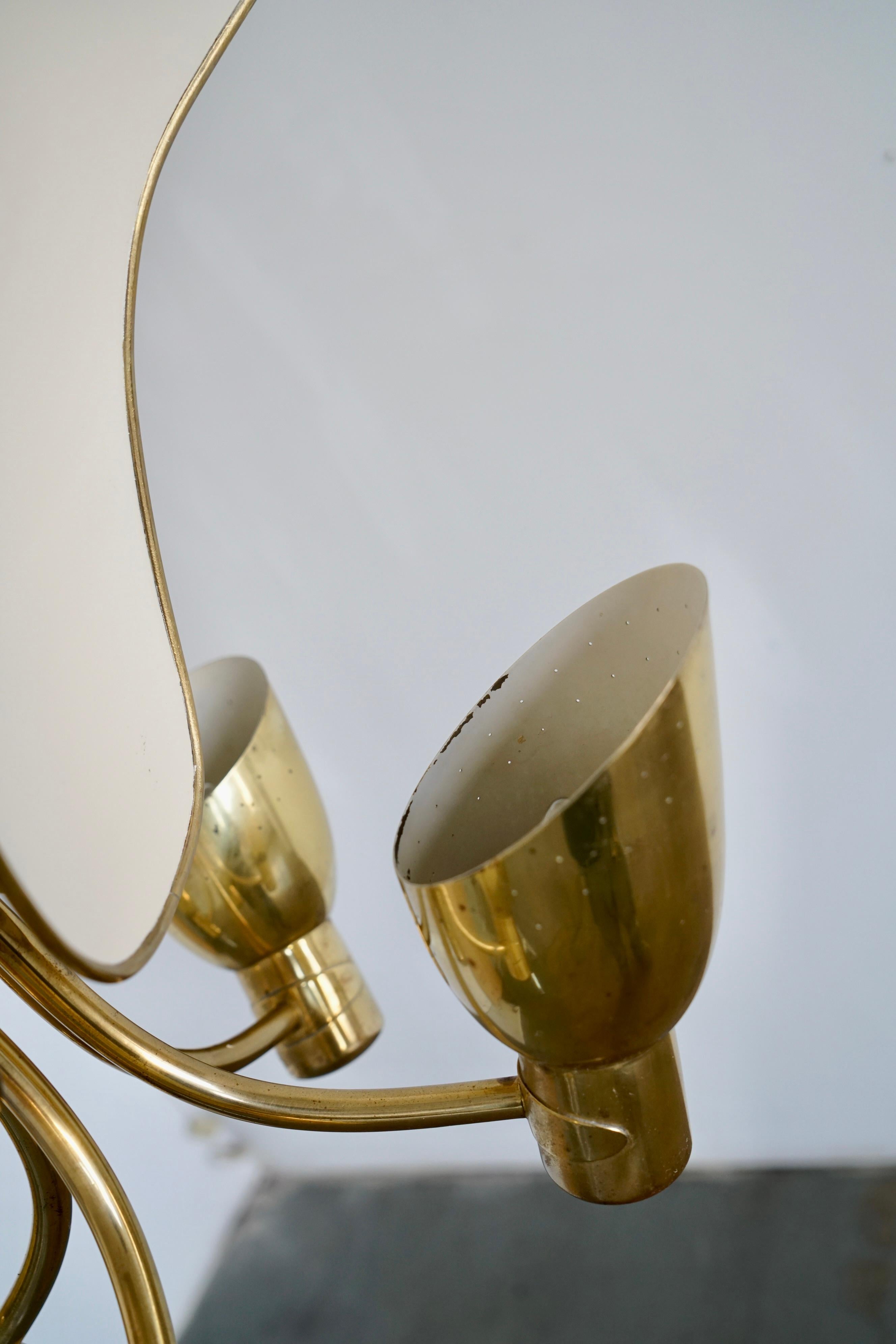 Ottone Un lampadario di Carl-Axel Acking in vendita