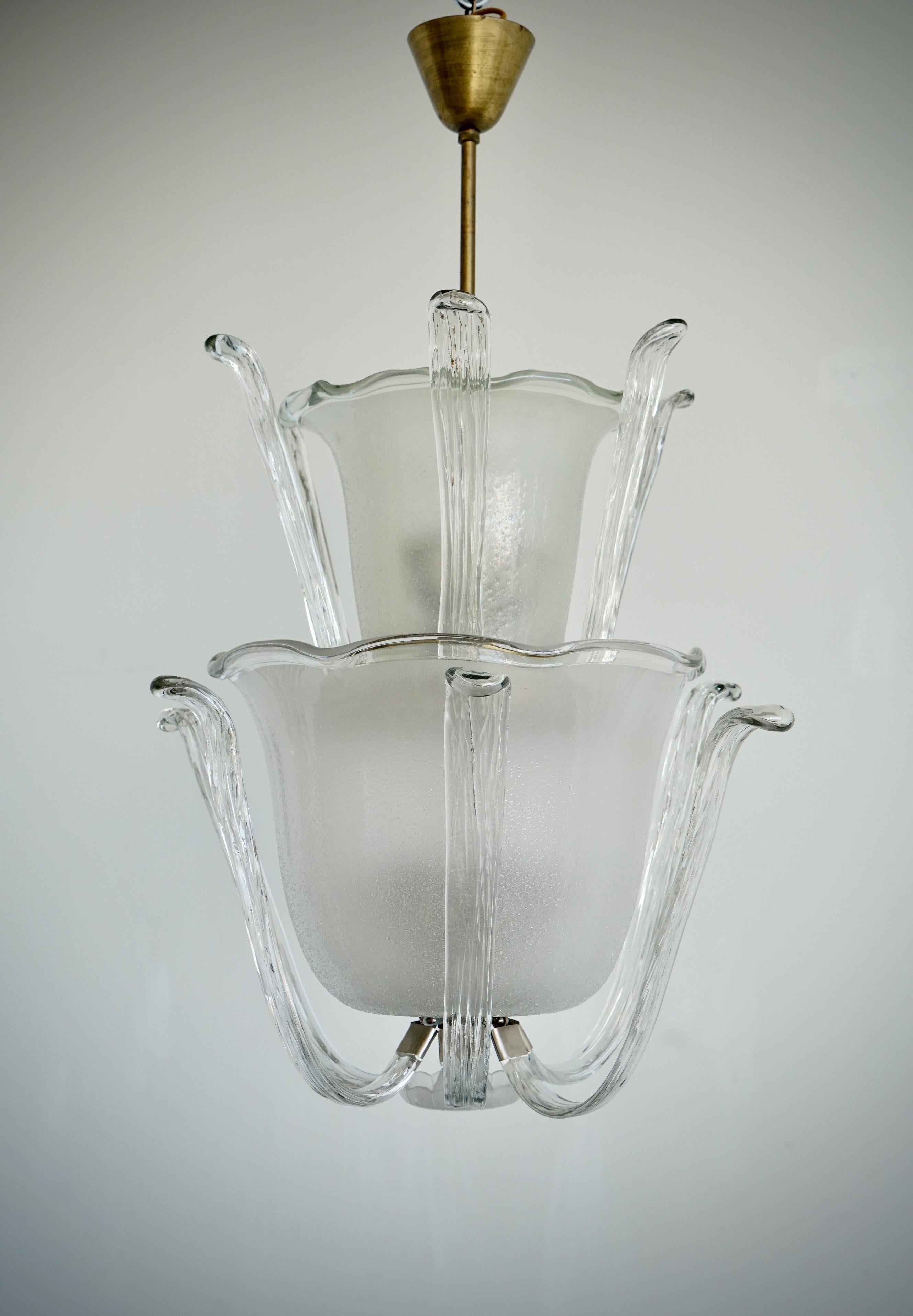 Scandinavian Modern A Chandelier  by HARALD NOTINI for Arvid Böhlmarks For Sale