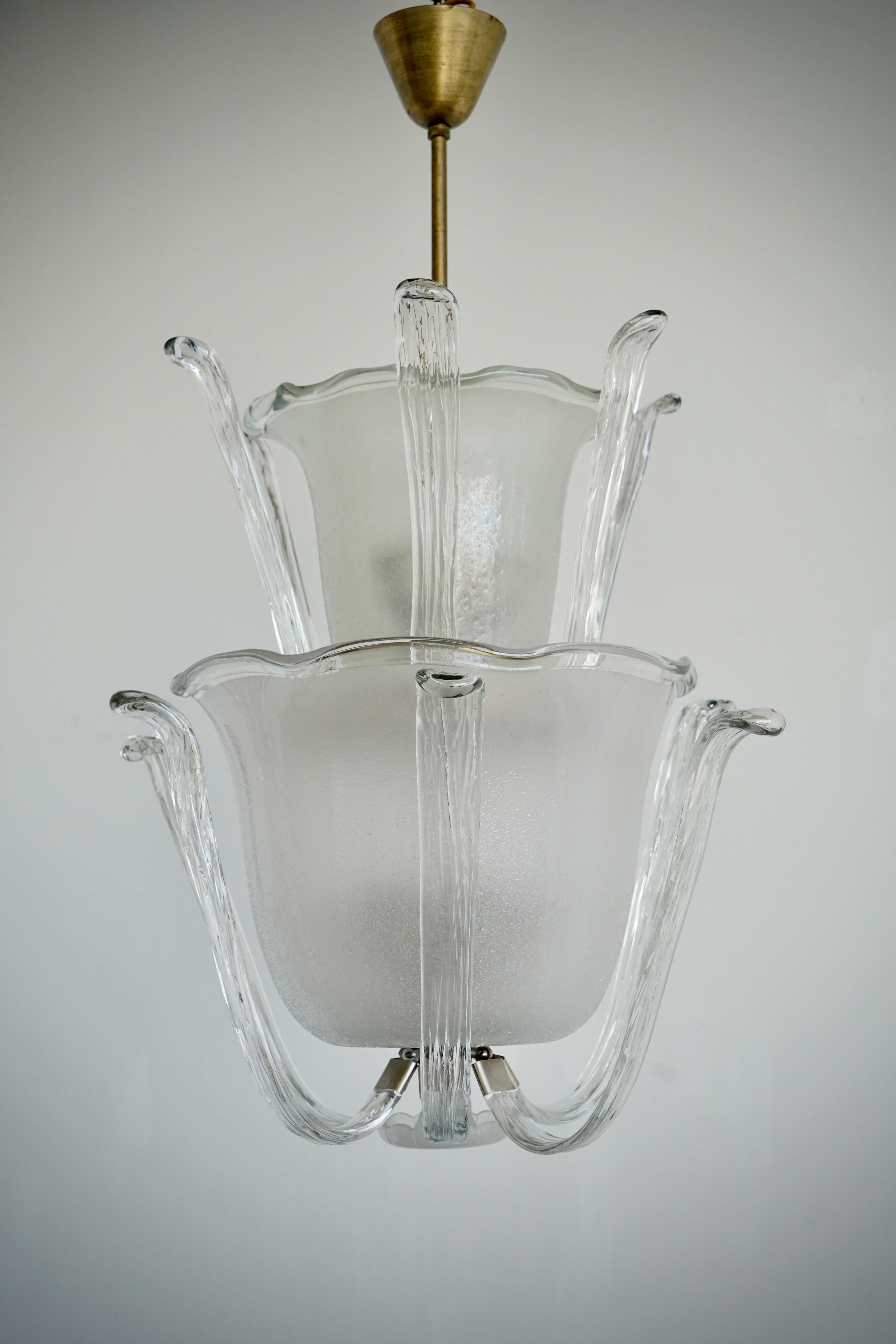 A Chandelier  by HARALD NOTINI for Arvid Böhlmarks For Sale 1