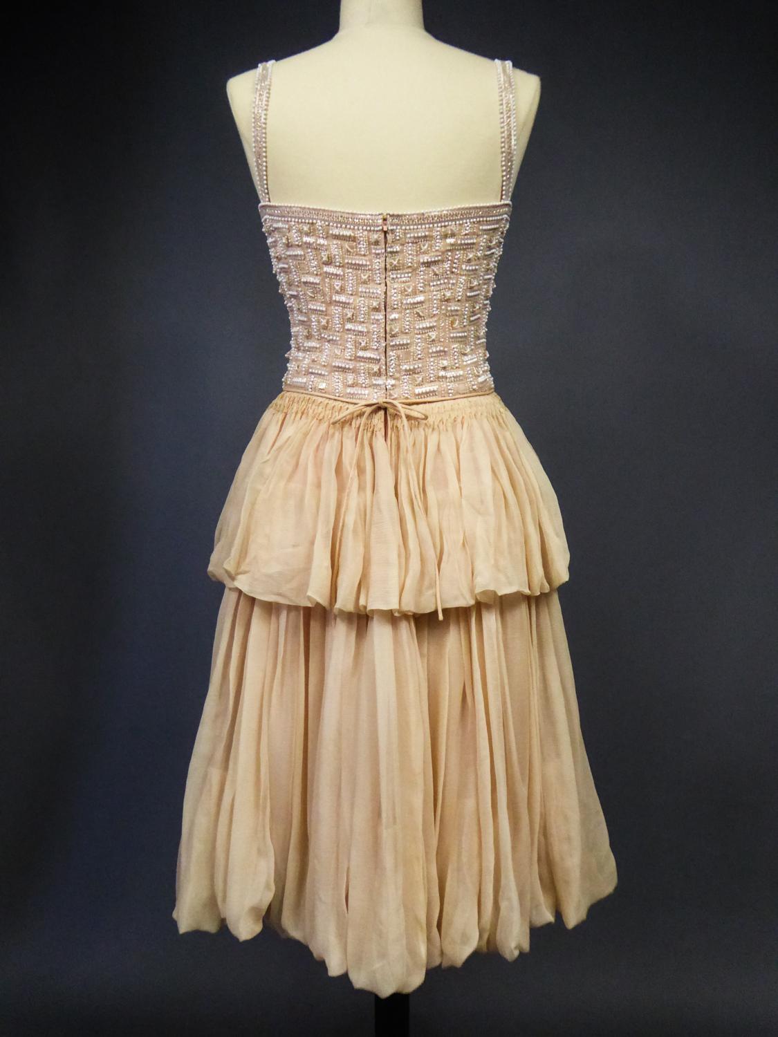 A Chanel/Karl Lagerfeld Couture Dress in Silk Crepe Number 51433 Circa 2005 7