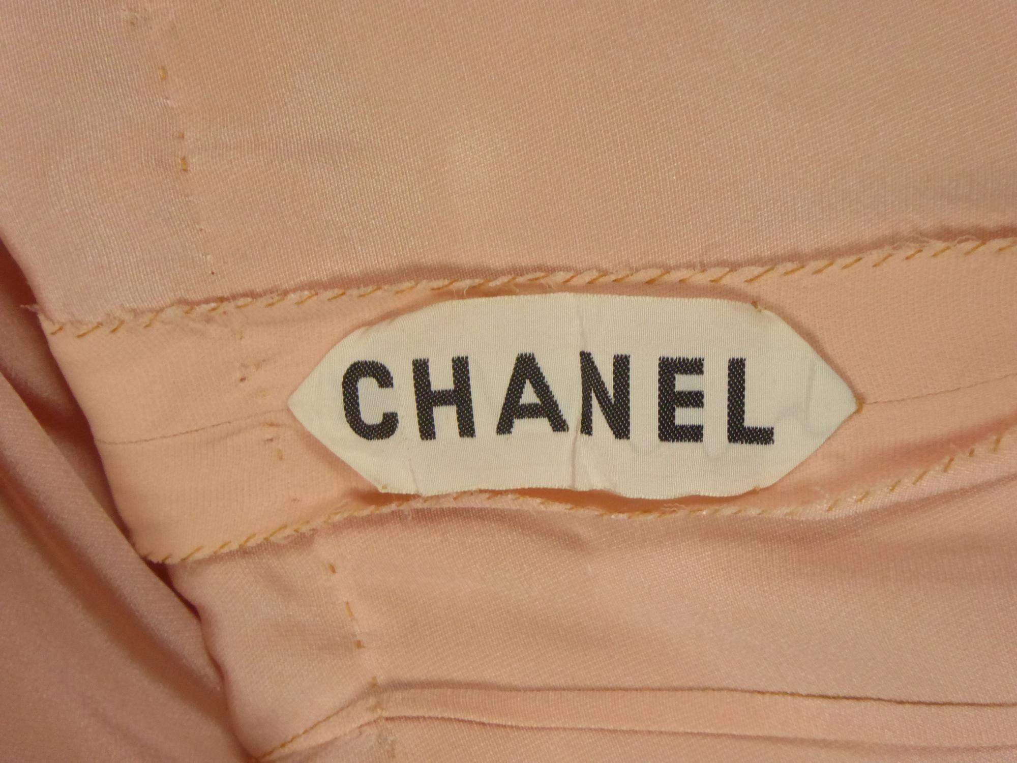 A Chanel/Karl Lagerfeld Couture Dress in Silk Crepe Number 51433 Circa 2005 10